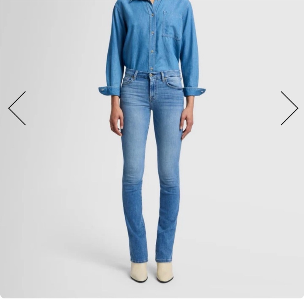 7 for all Mankind high rise bootcut women’s jeans - Love these!!!